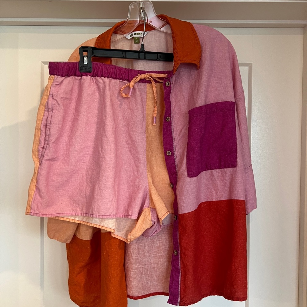 Anthropologie Colorblock set
